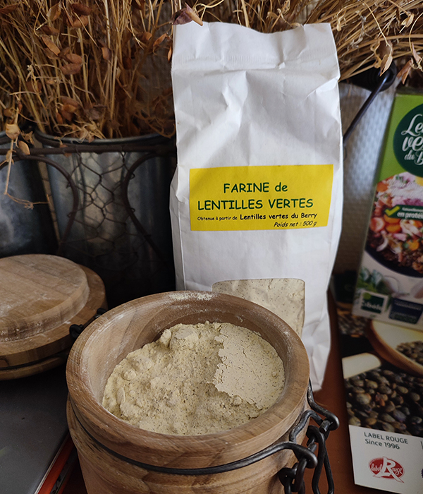 Farine de lentilles