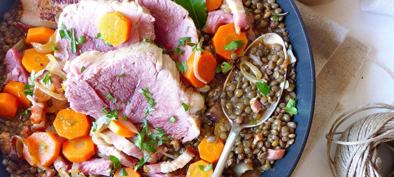 Petit sale aux lentilles