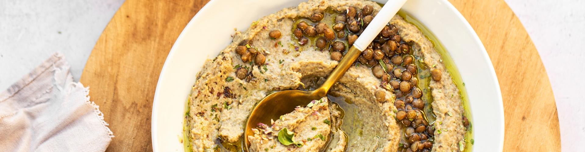 Houmous aux lentilles du Berry