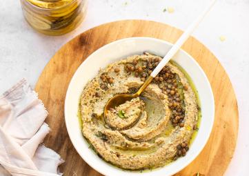 Houmous aux lentilles du Berry