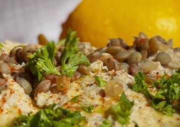 Houmous de Lentilles Vertes du Berry avec Beurre de Cacahuète